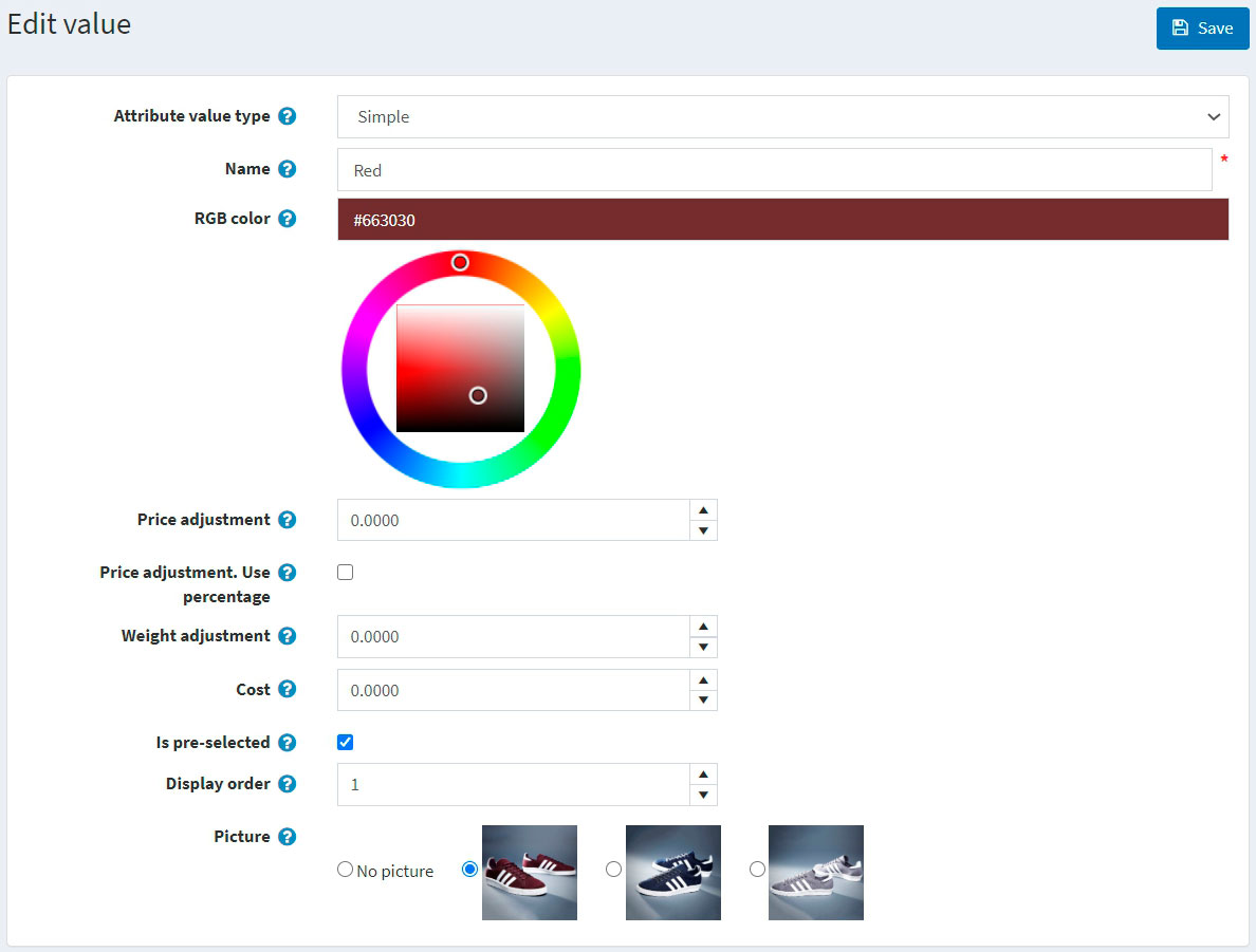 ویرایش یک مقدار