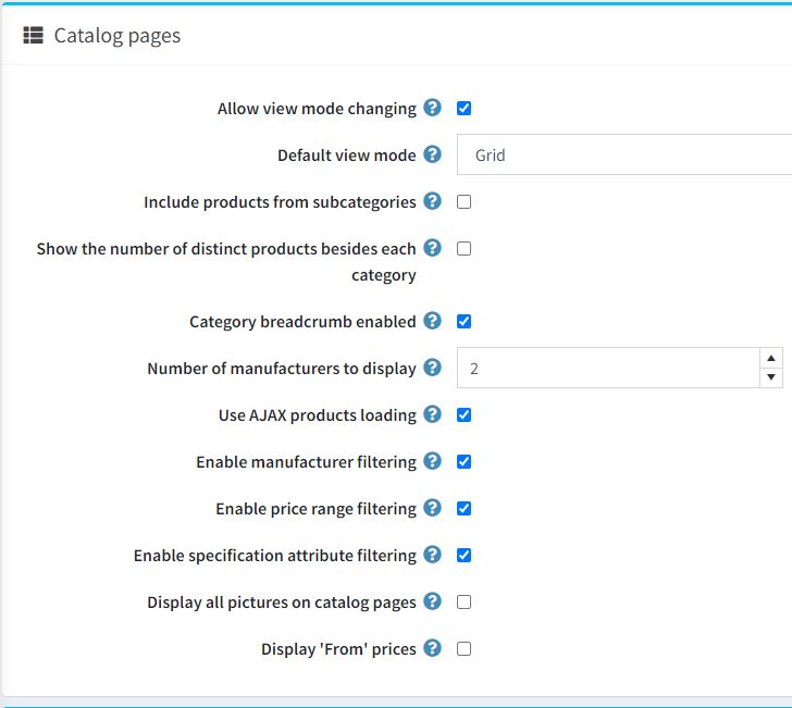 صفحات کاتالوگ