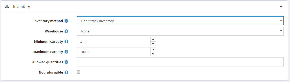 عدم ردیابی موجودی