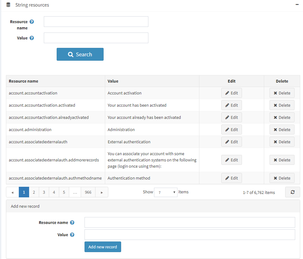 افزودن رکورد جدید