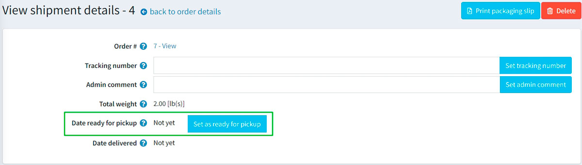 جزئیات محموله