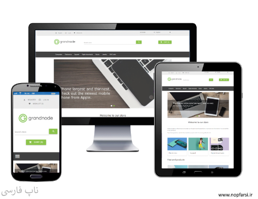 قالب GRANDNODE ناپ کامرس